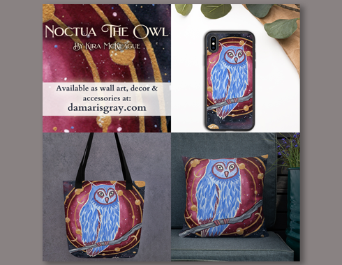 Damaris Gray Noctua the Owl promo