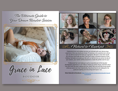 Grace in Lace Boudoir Brochure Thumbnail