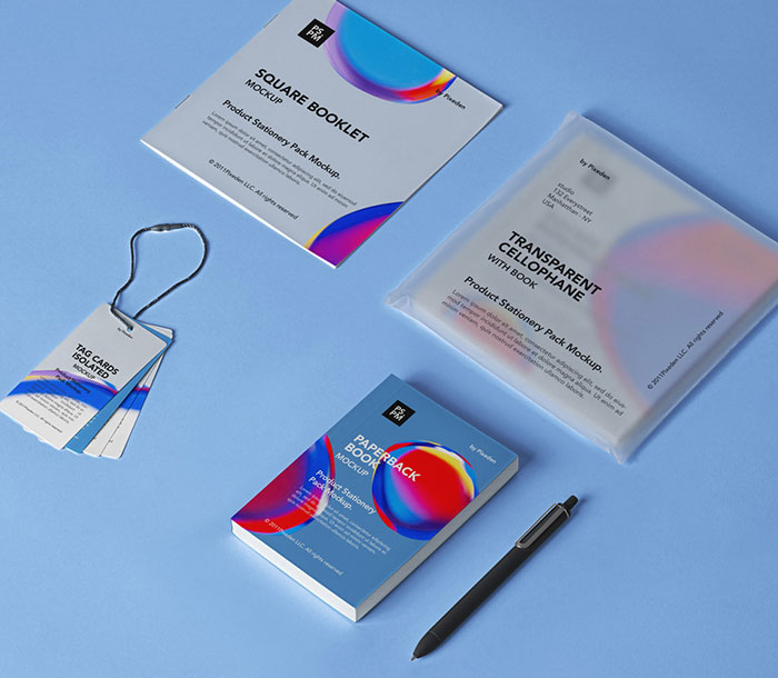 Stationery mockup print marketing materials