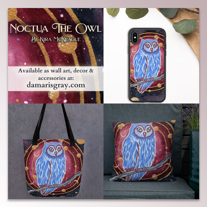 Promo for Noctua the Owl by Damaris Gray