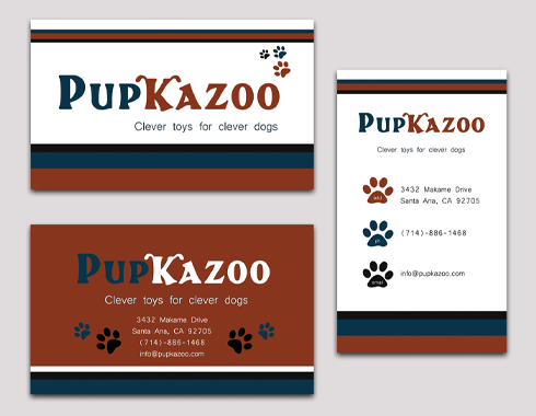 Pupkazoo Logo, Branding, and Business Cards