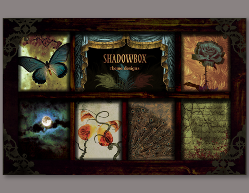 shadowbox theme design logo