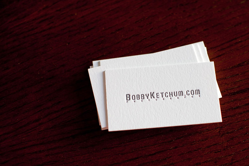 Example business card 