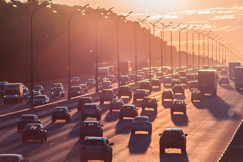 Photo of afternoon traffic