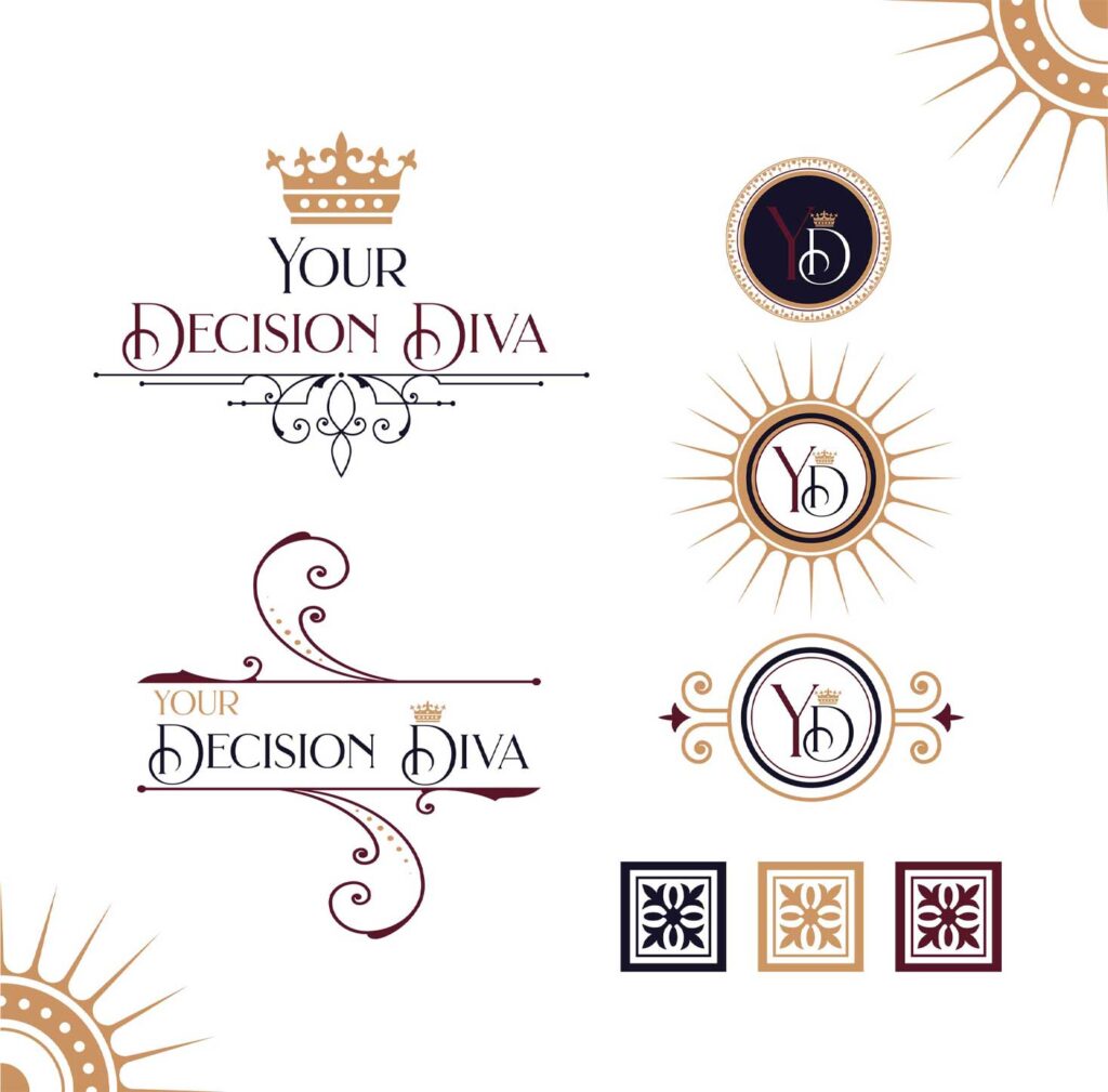 yourdecisiondiva.com branding graphic design