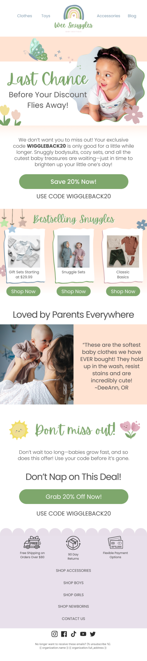 Email Marketing Winback Flow